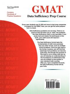 GMAT Data Sufficiency Prep Course