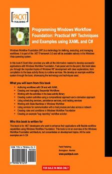 Programming Windows Workflow Foundation