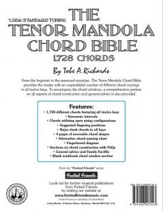 The Tenor Mandola Chord Bible: CGDA Standard Tuning 1728 Chords