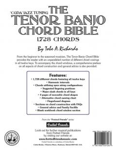 The Tenor Banjo Chord Bible: CGDA Standard 'Jazz' Tuning 1728 Chords