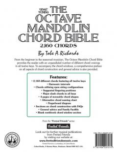 The Octave Mandolin Chord Bible: Gdae Standard Tuning 2160 Chords (Fretted Friends)