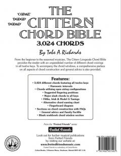 The Cittern Chord Bible: Fifths Irish and Modal G Longscale Tunings 3024 Chords