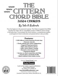 The Cittern Chord Bible: Fifths Irish and Modal D Shortscale Tunings 3024 Chords