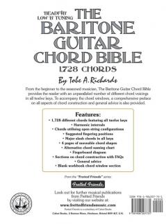 The Baritone Guitar Chord BIble: Low 'B' Tuning 1728 Chords: FFHB31 (Fretted Friends)