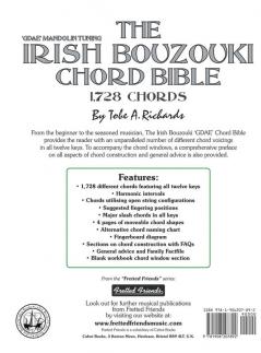 The Irish Bouzouki Chord Bible: GDAE Mandolin Tuning 1728 Chords: FFHB13 (Fretted Friends)