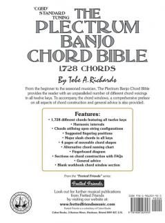 The Plectrum Banjo Chord Bible: CGBD Standard Tuning 1728 Chords: FFHB18 (Fretted Friends)