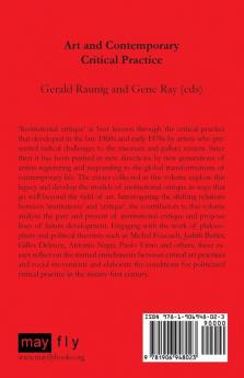 Art and Contemporary Critical Practice