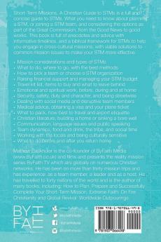 Short-Term Missions A Christian Guide to STMs for Leaders Pastors Churches Students STM Teams and Mission Organizations