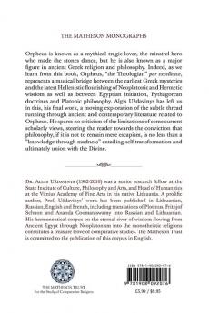 Orpheus and the Roots of Platonism