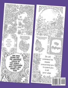 Psalms Bible Coloring Book For Adults