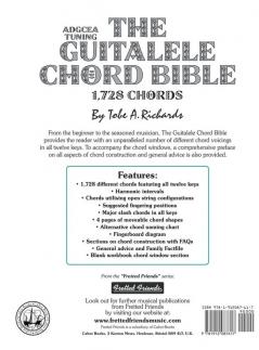 The Guitalele Chord Bible: ADGCEA Standard Tuning 1728 Chords: FFHB40 (Fretted Friends Series)
