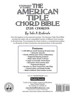 The American Tiple Chord Bible: Standard 'D' Tuning 1728 Chords: FFHB38 (Fretted Friends)