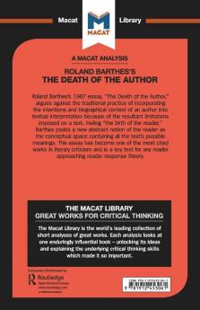 Analysis of Roland Barthes's The Death of the Author