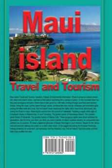 Maui Island Travel and Tourism: Vacation Holiday Environmental Information