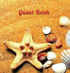 GUEST BOOK FOR VACATION HOME (Hardcover) Visitors Book Guest Book For Visitors Beach House Guest Book Visitor Comments Book.