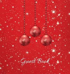 Christmas Party Guest Book (HARDCOVER) Party Guest Book Birthday Guest Comments Book House Guest Book Seasonal Party Guest Book Special Events & ... functions housewarmings special occasions