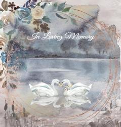 Funeral Guest Book "In Loving Memory" Memorial Guest Book Condolence Book Remembrance Book for Funerals or Wake