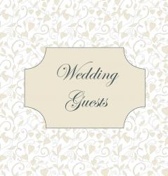 Vintage Wedding Guest Book Love Hearts Wedding Guest Book Bride and Groom Special Occasion Love Marriage Comments Gifts Well Wish's Wedding Signing Book (Hardback)