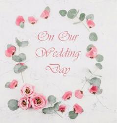 Wedding Guest Book Flowers Wedding Guest Book Bride and Groom Special Occasion Love Marriage Comments GiftsWedding Signing Book Well Wish's (Hardback