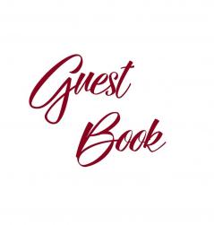 Burgundy Guest Book Weddings Anniversary Party's Special Occasions Memories Christening Baptism Visitors Book Guests Comments Vacation Home ... Funeral Wake and Visitor Book (Hardback)