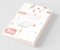 Guest Book Guests Comments Visitors Book Vacation Home Guest Book Beach House Guest Book Comments Book Visitor Book Nautical Guest Book Holiday Guest Book (Hardback)