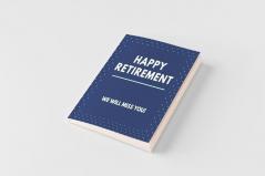 Happy Retirement Guest Book (Hardcover)