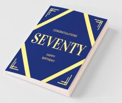 Happy 70th Birthday Guest Book (Hardcover)