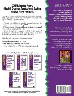 KS2 SATs Practice Papers 4 English Grammar Punctuation and Spelling Tests for Year 6