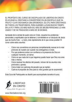 Libertad en Cristo: Un Curso de 10 semanas para un discipulado transformador - Participante