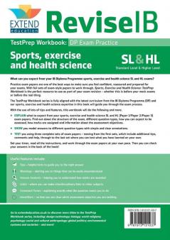 Sports, Exercise and Health Science (SL and HL)