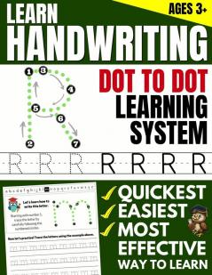 Learn Handwriting: Dot to Dot Practice Print book (Trace Letters Of The Alphabet and Sight Words)