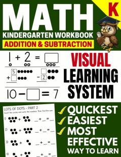 Math Kindergarten Workbook: Addition and Subtraction Numbers 1-20 Activity Book with Questions Puzzles Tests with (Grade K Math Workbook)