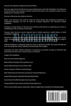 Algorithms: An Introduction to The Computer Science & Artificial Intelligence Used to Solve Human Decisions Advance Technology Optimize Habits Learn Faster & Your Improve Life