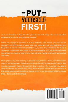 Self Care workbook: PUT YOURSELF FIRST! - How To Practice Emotional Self-Regulation To Fight Depression Anxiety Panic and Worry