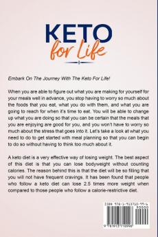 Keto Recipes and Meal Plans For Beginners: KETO FOR LIFE - Beautiful Ketogenic Diet Recipes That Deliver A Punch As Well As Weight Loss