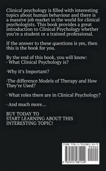 Clinical Psychology: 19 (Introductory)