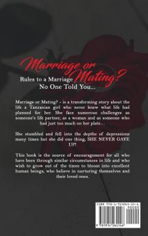 Marriage or Mating? Rules to a Marriage No One Told You