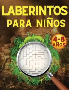 Laberintos para Ninos: Juegos Rompecabezas Ejercicios de Lógica y Motricidad Fina Libro de Actividades Cuaderno para niños y niñas de 4 a 8 años 5 6 7