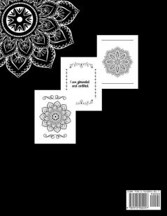 Mandala Coloring Book with positive affirmations