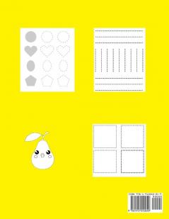 Let's trace Lines Shapes Letters Numbers and Fruits: : Learn how to write workbook with Lines Shapes Letters Numbers. A book for toddlers perfect learning activity book for 3 year olds and up.