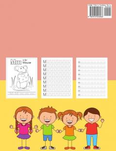 Letter Tracing And Alphabet Practice Workbook: Ages 3-5 Preschool Practice Handwriting Workbook Lots Of Fun With Tracing Letters