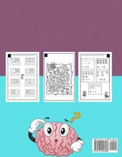 Brain Games For Kids: Ages 6-12 Different Brain Games For Your Kid Matching Games Mazes Math Worksheets And Object Identification