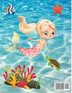 Mermaid Coloring Book For Kids: Adorable Coloring Mermaids For Girls Ages 4 - 8 8-12 Gorgeous Coloring Activity Book for Kids