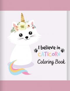 Caticorn Coloring Book: A Fun Collection of Cat Unicorns!