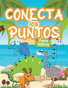 Dibuja Punto Con Punto Para Ninos: Libro de actividades para dibujar y colorear para niños niñas y jóvenes. Libro de aprendizaje: conecta los puntos ... para dibujos con gatos perros delfines din