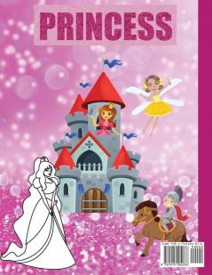 Princess Coloring Book: For Girls