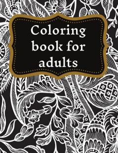 Coloring book for adults: Stress Relieving Designs Mandala Coloring