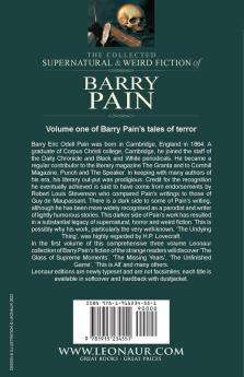 The Collected Supernatural and Weird Fiction of Barry Pain-Volume 1