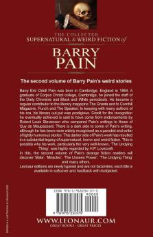 The Collected Supernatural and Weird Fiction of Barry Pain-Volume 2