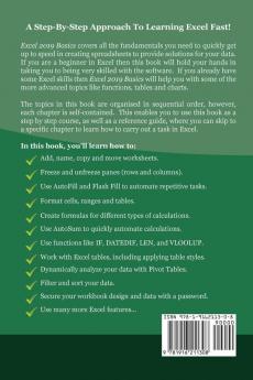 Excel 2019 Basics